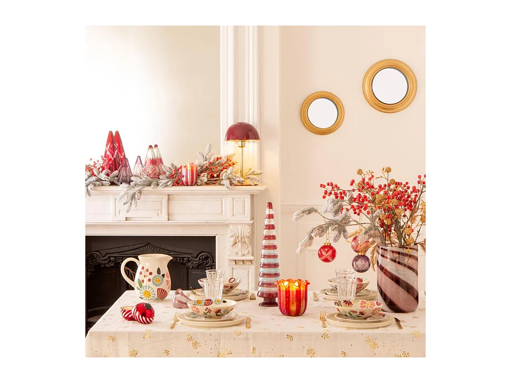 Bougie Andy rose 10 cm