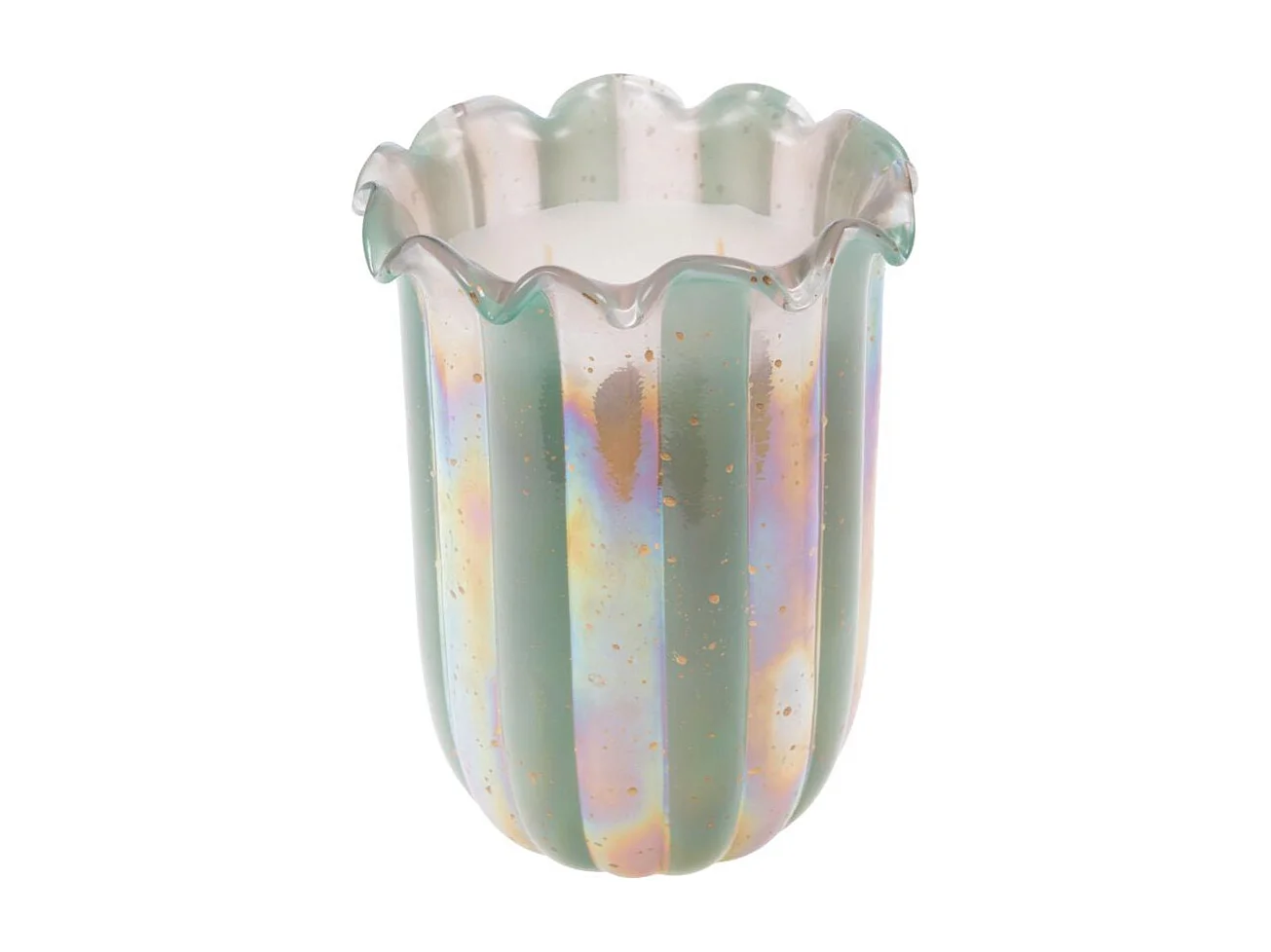 Bougie Andy Bleue 18 cm