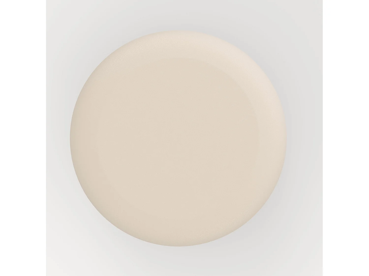 Taburete redondo de metal gris - Félicie