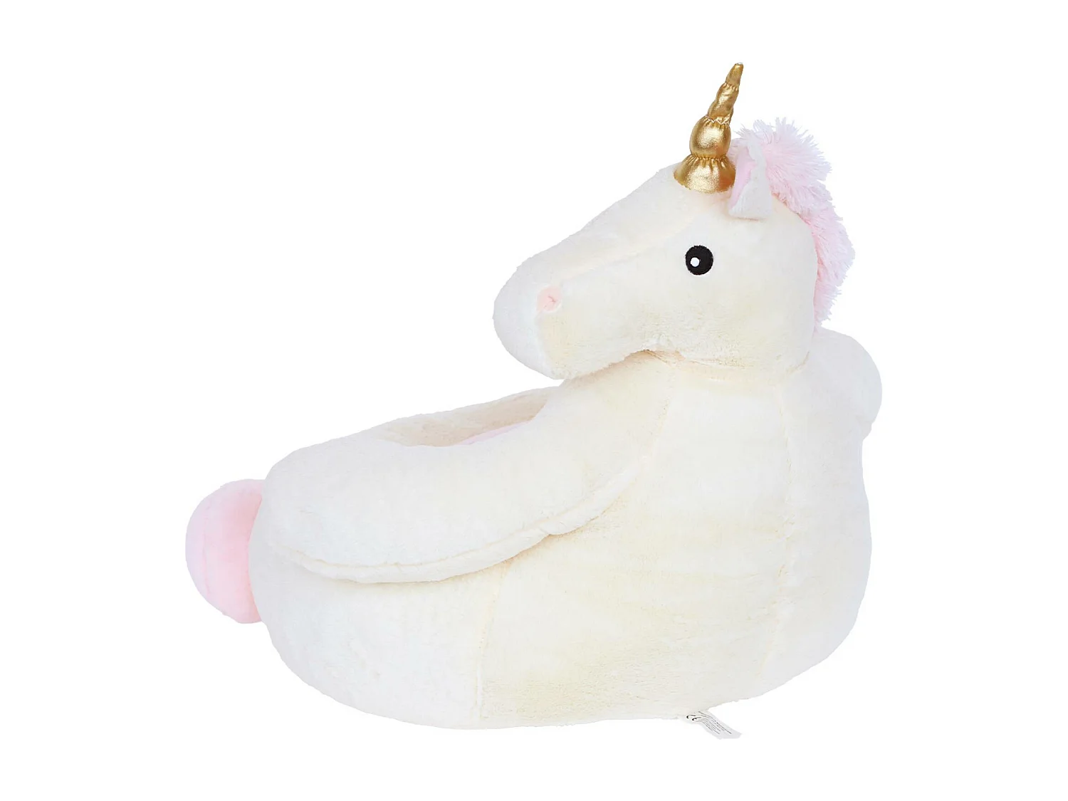 Poltrona unicorno per bambini, rosa / bianco