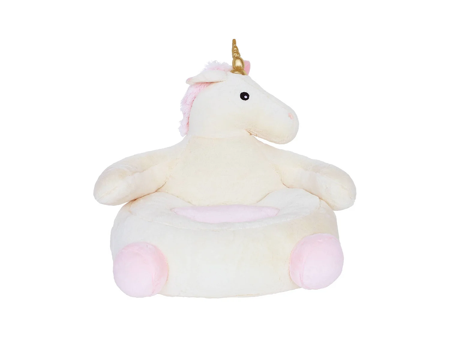 Sillón unicornio para niños rose / blanc