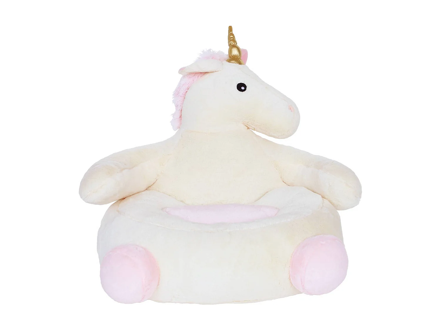 Sillón unicornio para niños rose / blanc