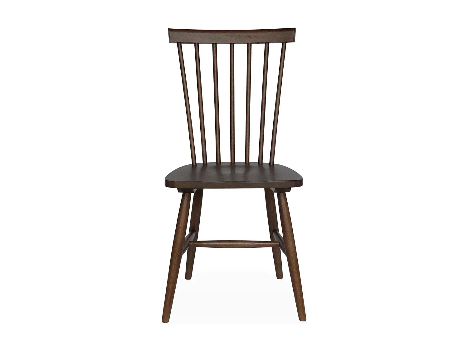 Set di 4 sedie in legno di hevea, marrone