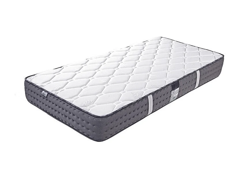Matelas Zen (20 cm) et Oreiller, mousse haute densité, ferme, face été/hiver, 90x190cm