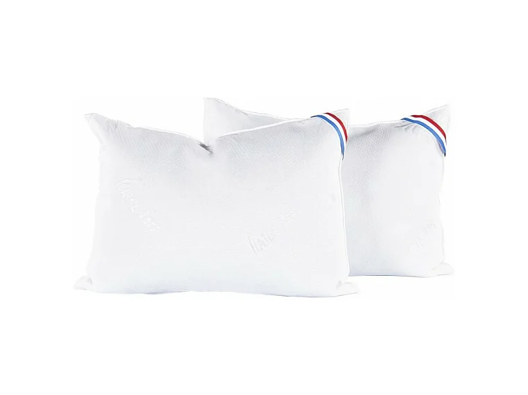 Matelas Zen (20 cm) et Oreiller, mousse haute densité, ferme, face été/hiver, 140x190cm