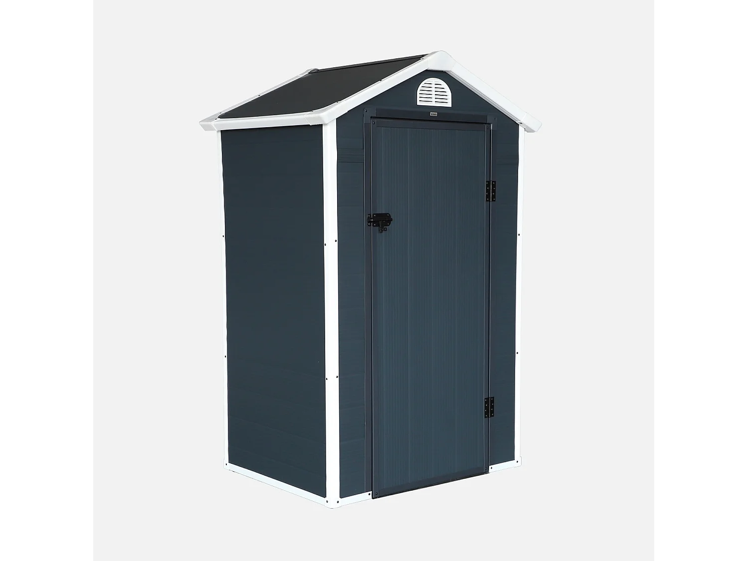 Casetta da giardino in plastica, struttura in alluminio, 1.39m²,