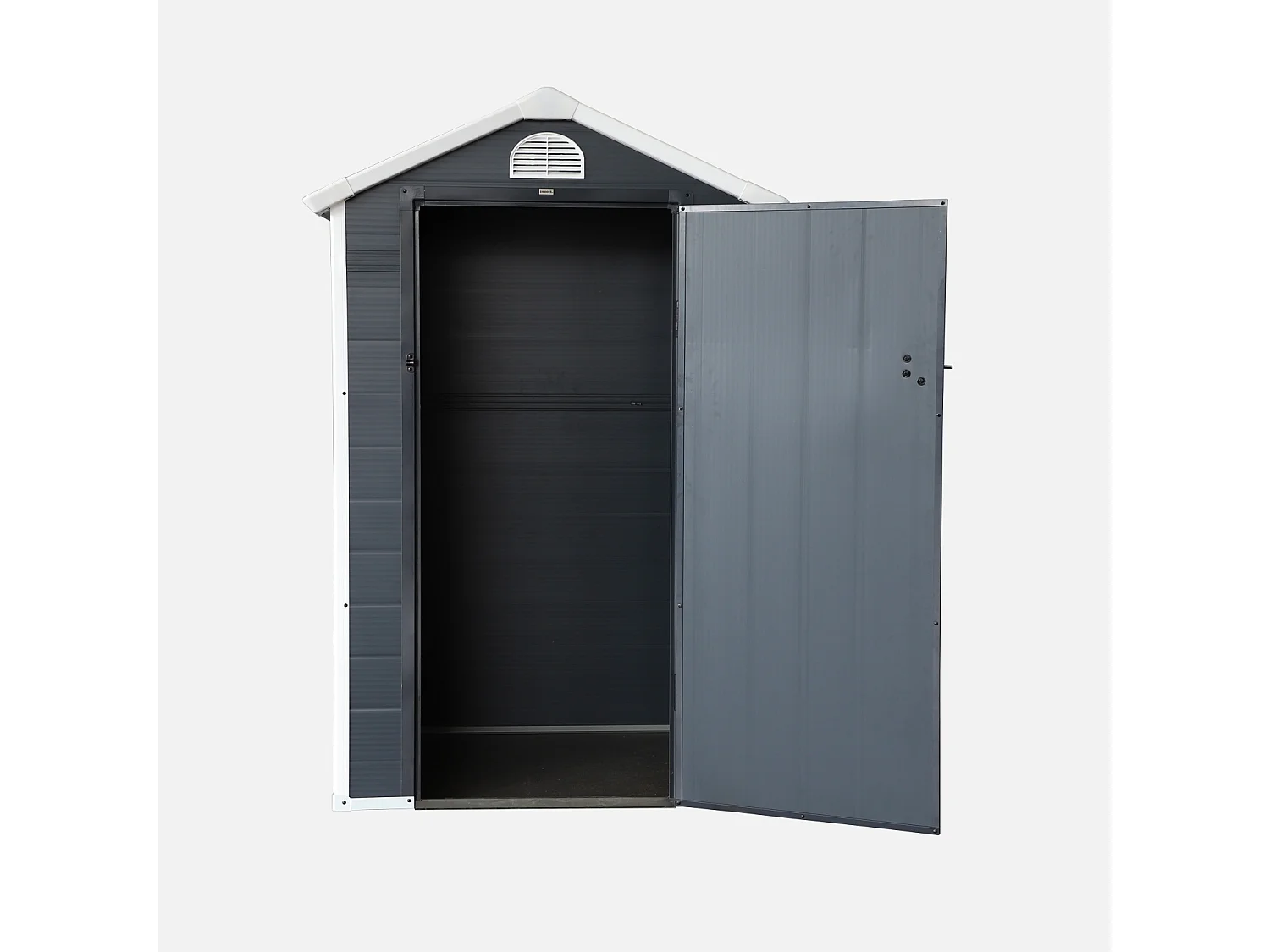 Casetta da giardino in plastica, struttura in alluminio, 1.39m²,