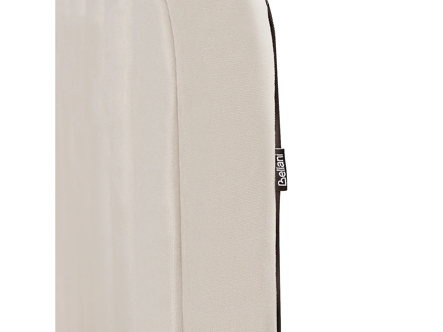 Lit avec sommier Velours BRIN 140 x 200 cm Beige