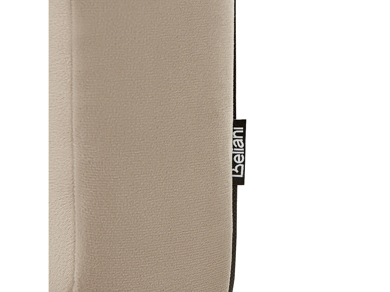 Bed Fluweel BRIN 180 x 200 cm Taupe