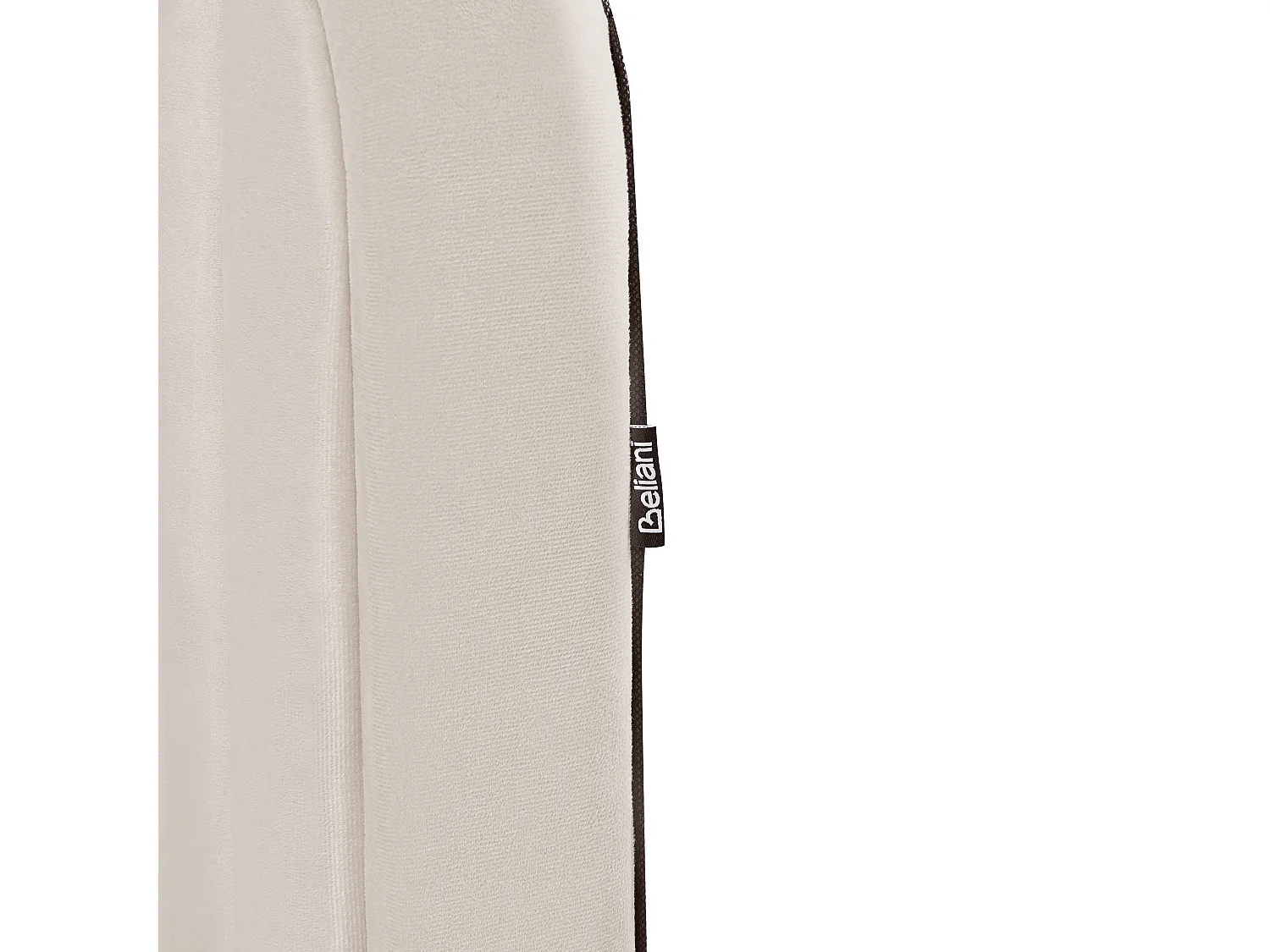 Lit avec sommier Velours BRIN 160 x 200 cm Beige