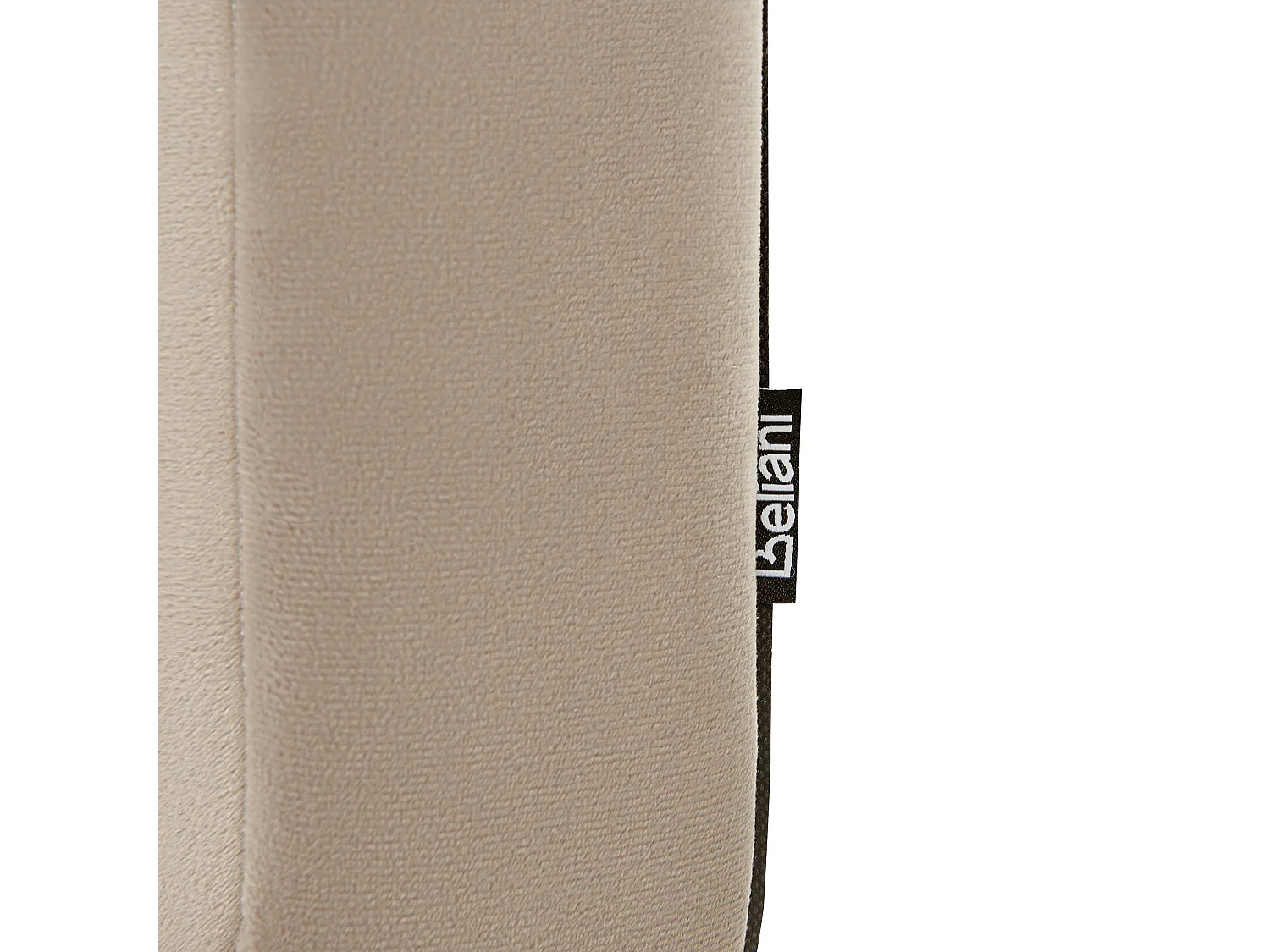 Lit avec sommier Velours BRIN 160 x 200 cm Taupe