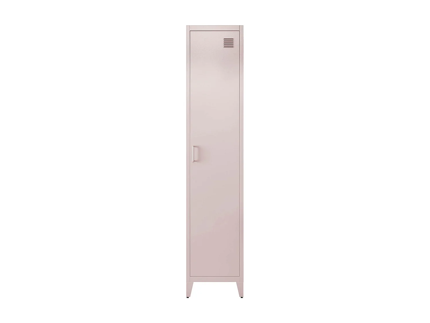 Armoire chambre enfant en acier rose. 4 espaces de rangement. casier. L 38 x P 38 x H 180 cm