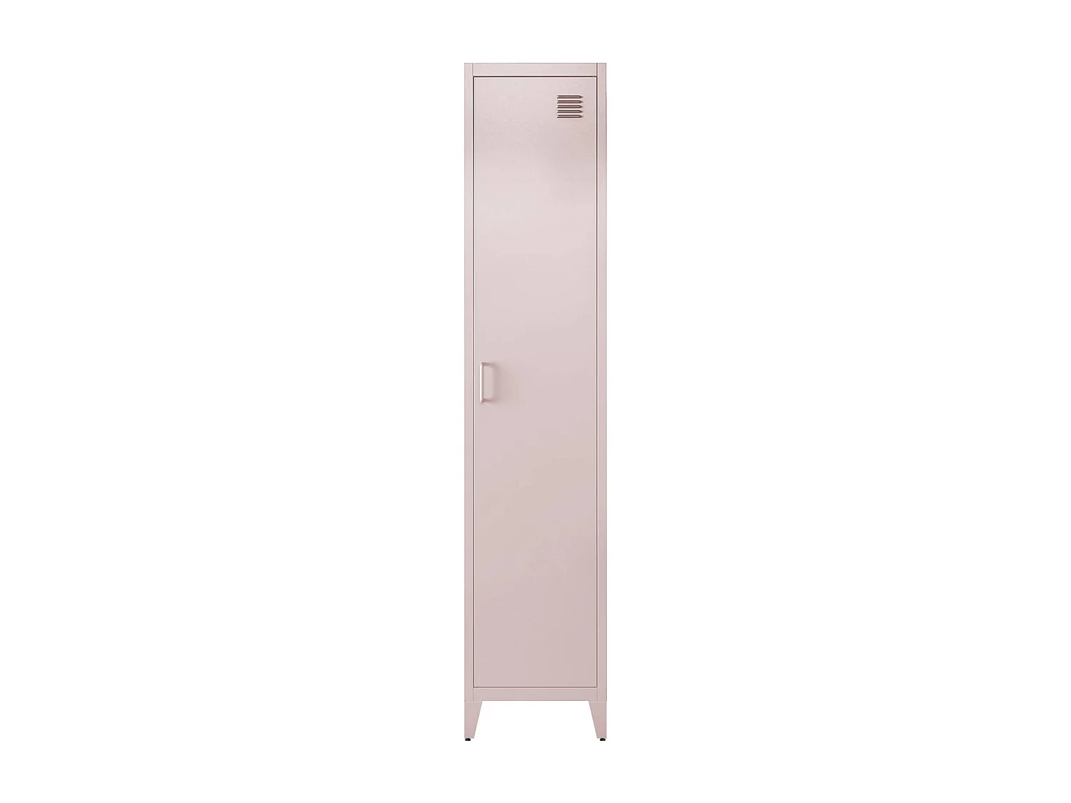 Armoire chambre enfant en acier rose. 4 espaces de rangement. casier. L 38 x P 38 x H 180 cm