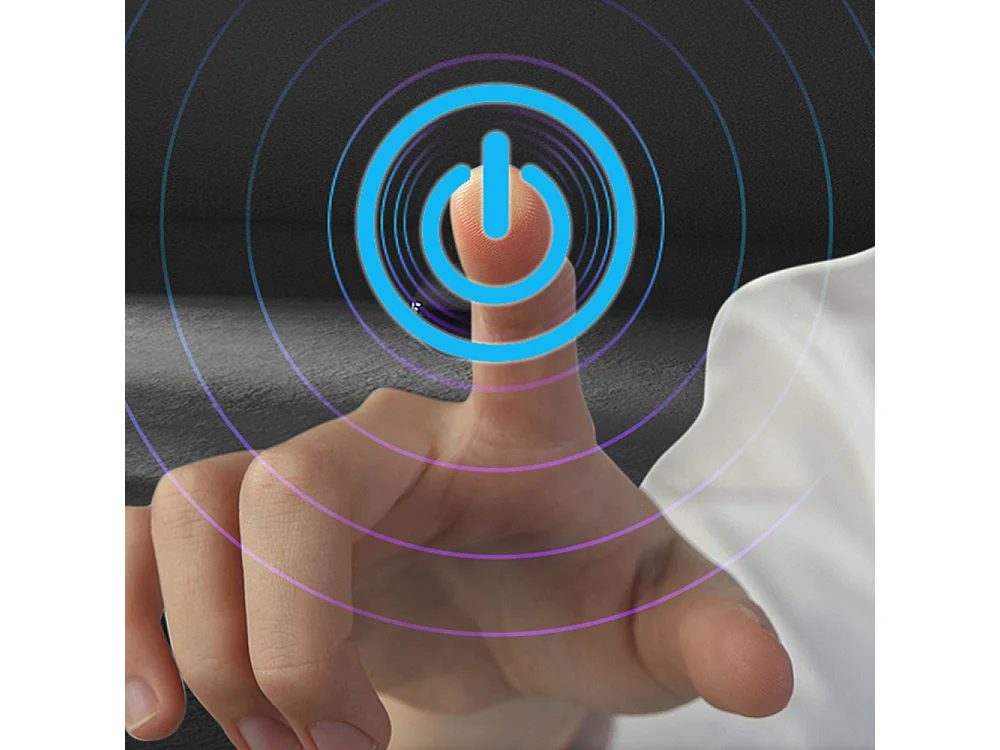 AICA 70 x 70 cm Specchio da bagno rotondo con LED, con antiappannamento + memoria per interruzione di corrente + tre temperature di colore