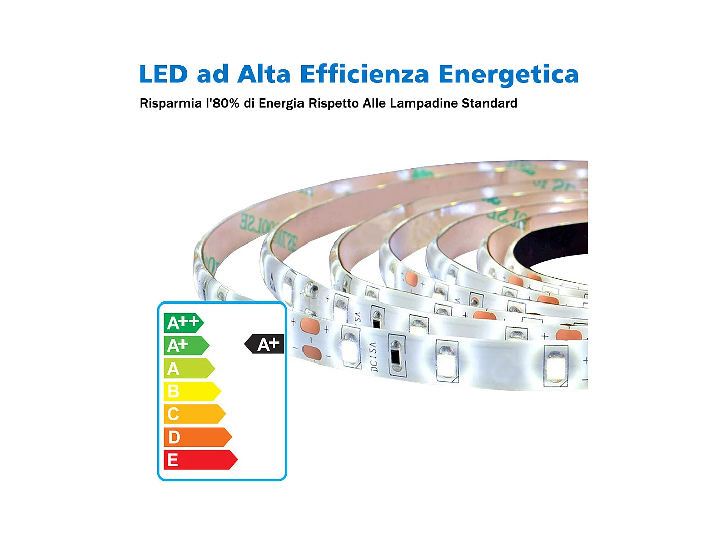 AICA Specchio da bagno rotondo con LED, diametro 120 cm, con antiappannamento + memoria per interruzione di corrente + tre temperature di colore