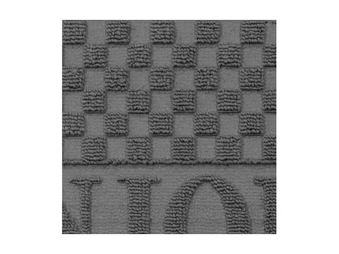 Tapis d'Entrée Demi-Lune "Bonjour" 45x75 cm Gris