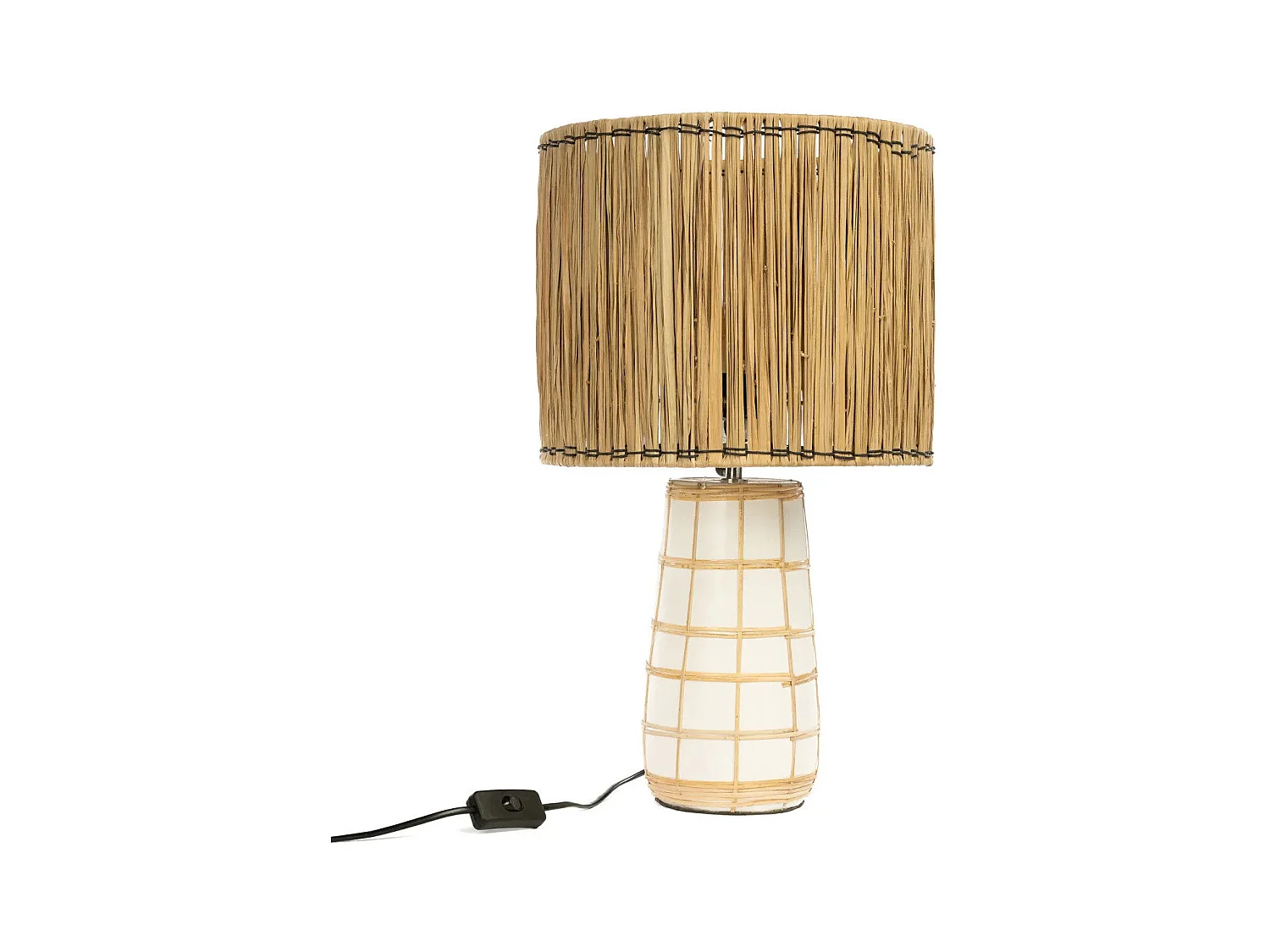 La Lampe de Table  Molokai - Blanc Naturel