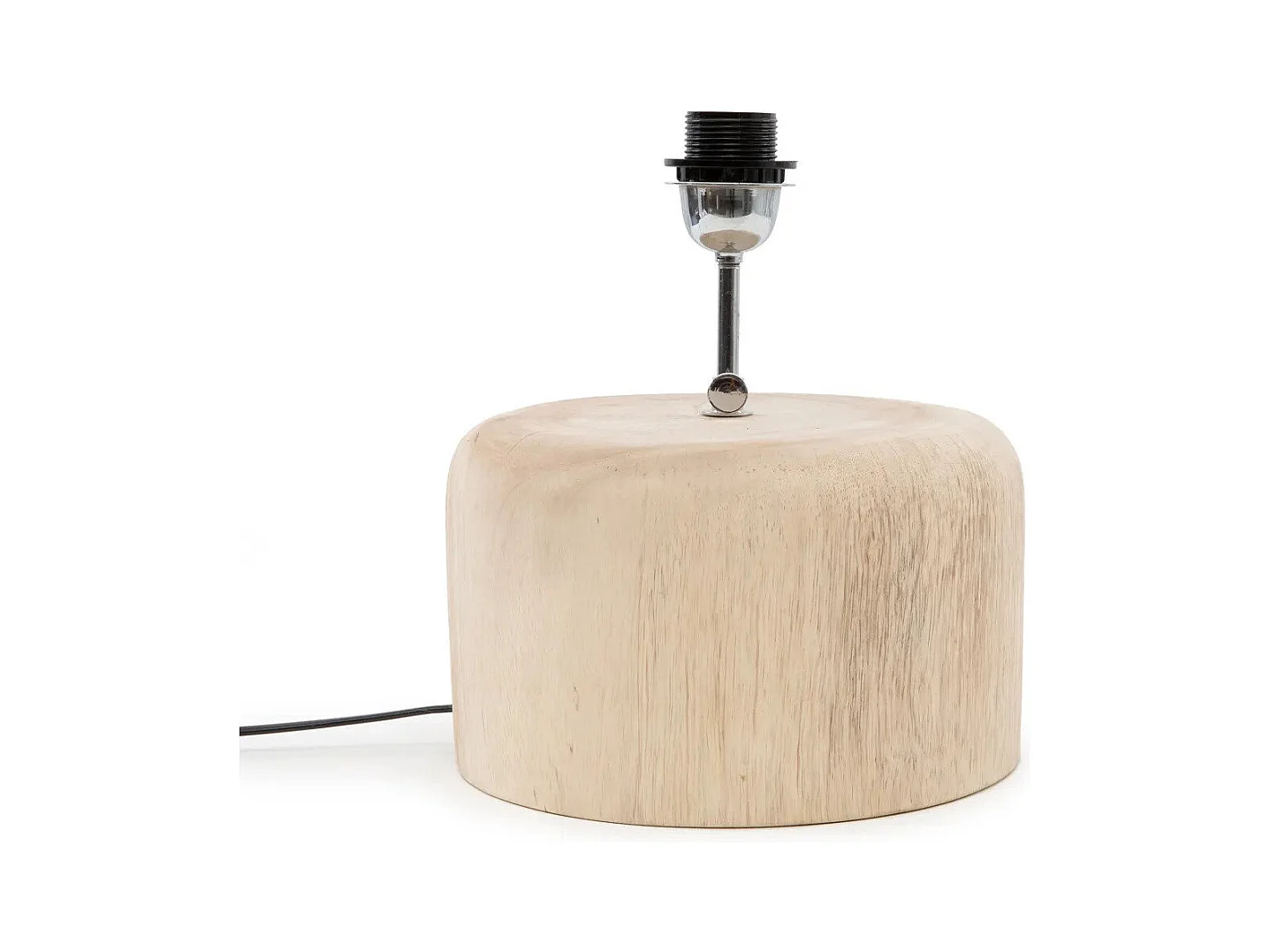 La Base De Lampe En Teck - Naturel