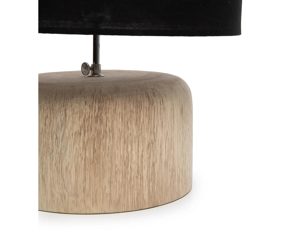 La Base De Lampe En Teck - Naturel