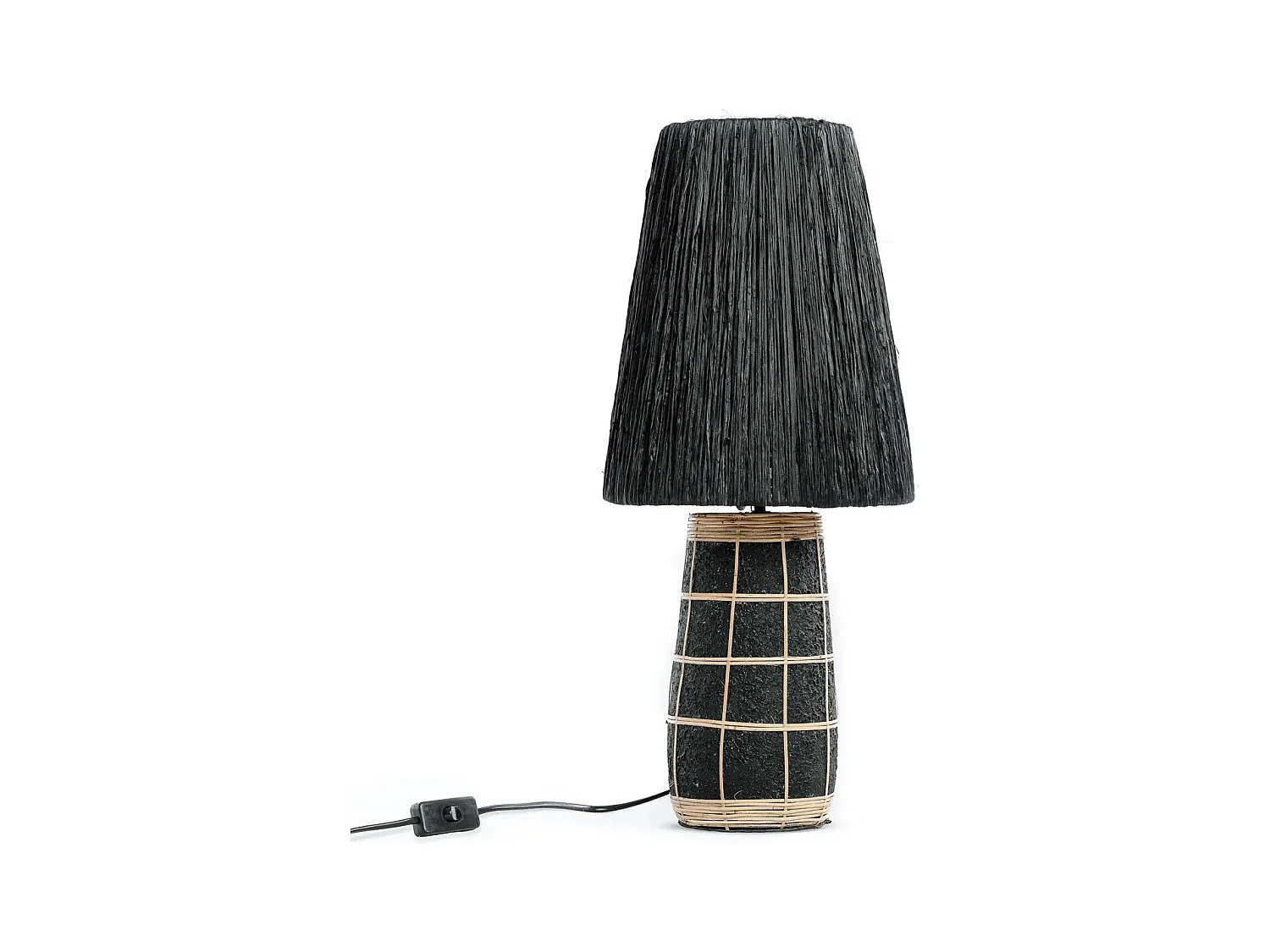 La Lampe de Table Naxos - Noir Naturel