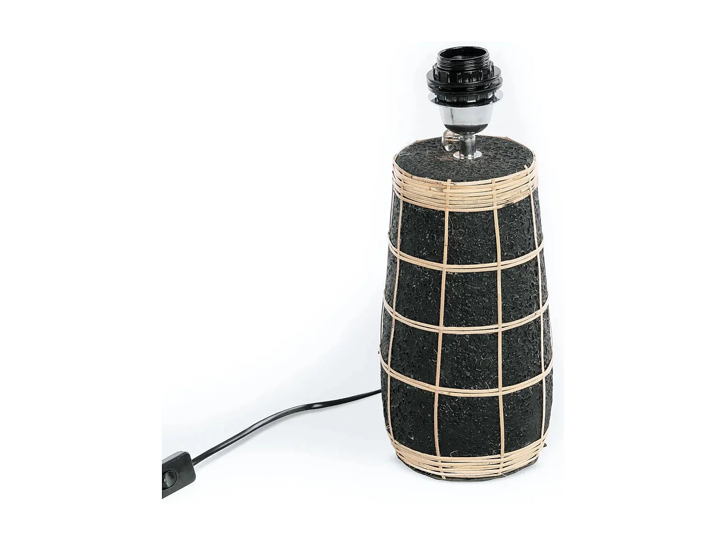 Die Naxos Tischleuchte - Schwarz Natur