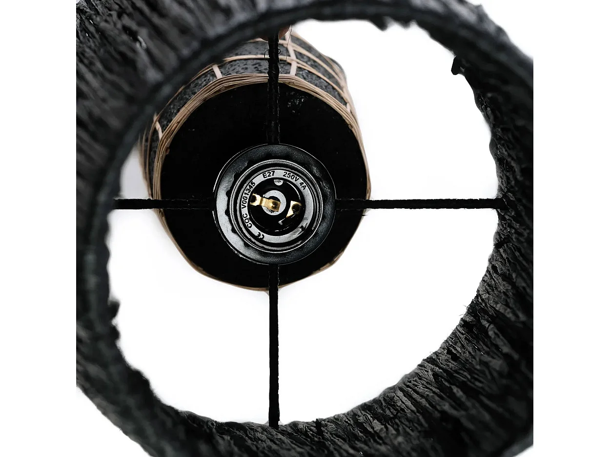 Die Naxos Tischleuchte - Schwarz Natur