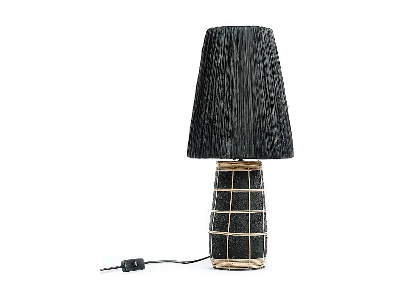 La Lampe de Table Naxos - Noir Naturel