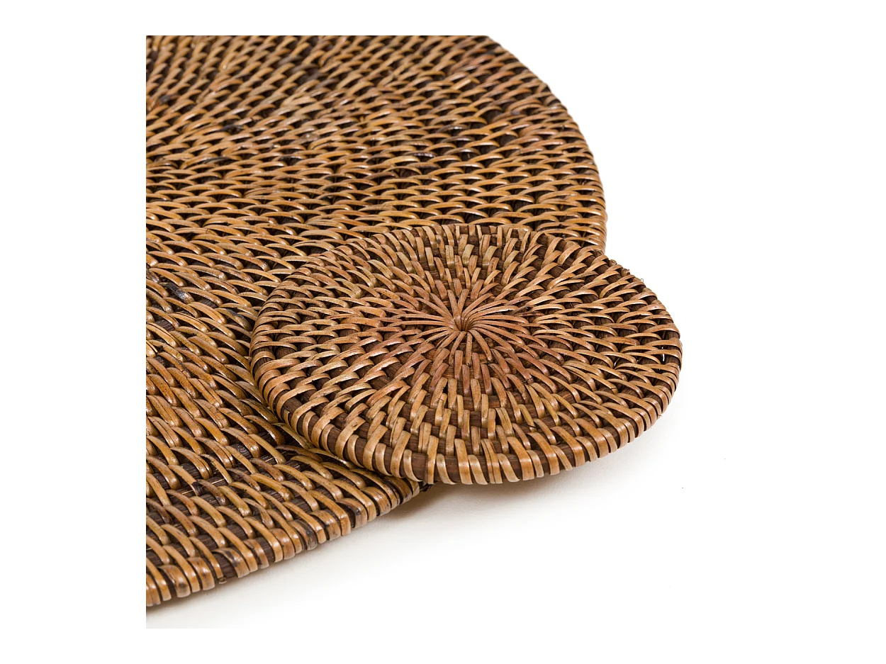 De Colonial Onderzetter - Naturel Bruin