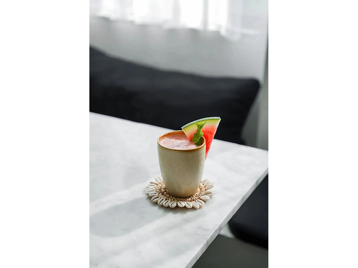 Le Sous-Verre Raffia Shell - Naturel