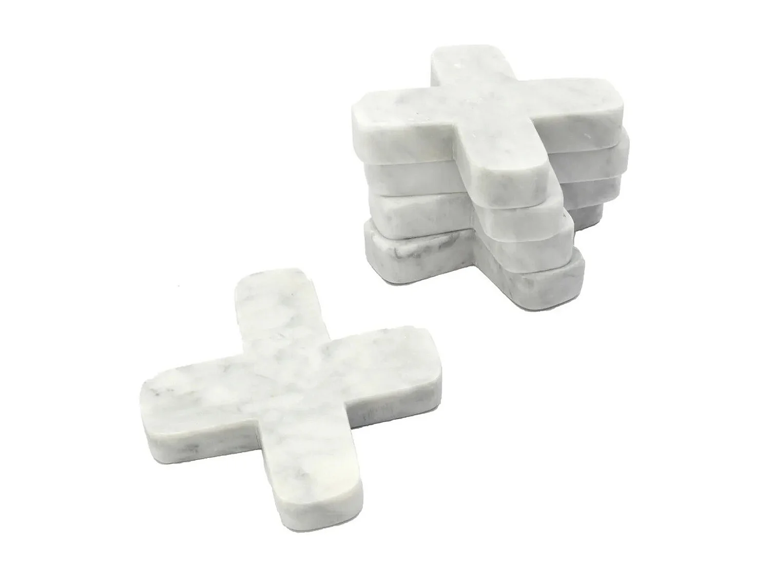 Posavasos De Mármol - Blanco