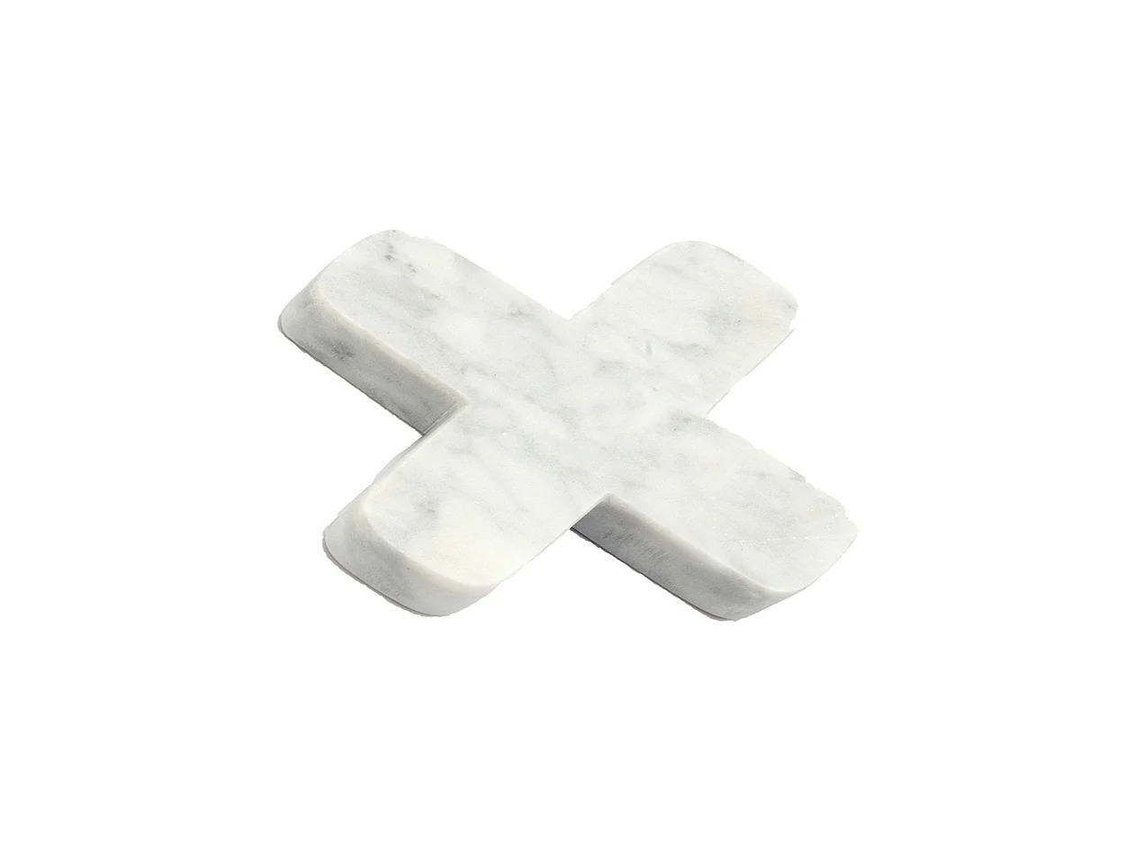 Der Marmor-Untersetzer - Weiß