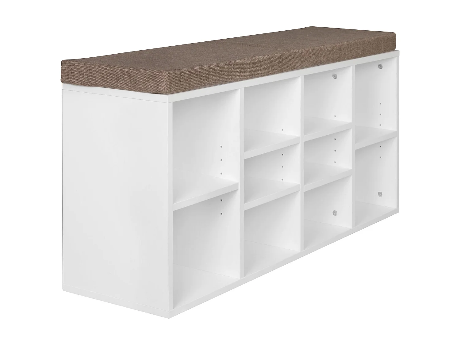 Banc Chaussure Entrée 100x60x38 cm Étagère a Chaussures | Banc Décor Chêne avec Rangement et