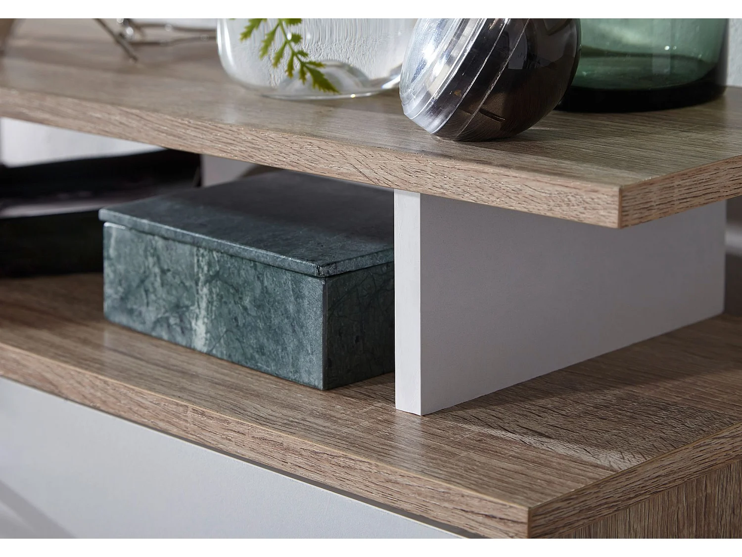 schoenenrek hout 80x95x24 cm modern Sonoma eiken | Design schoenenrek schoenenkipper smal | Schoenenkast schoenenopberger met lade | Hal kast schoenenrek plank