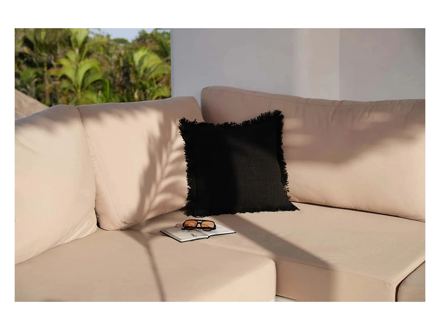 Housse De Coussin Full Moon - Noir