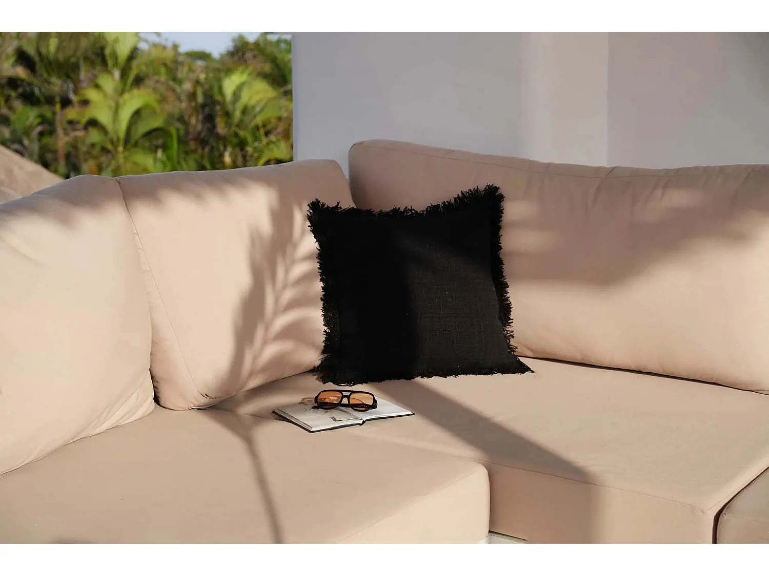 Housse De Coussin Full Moon - Noir
