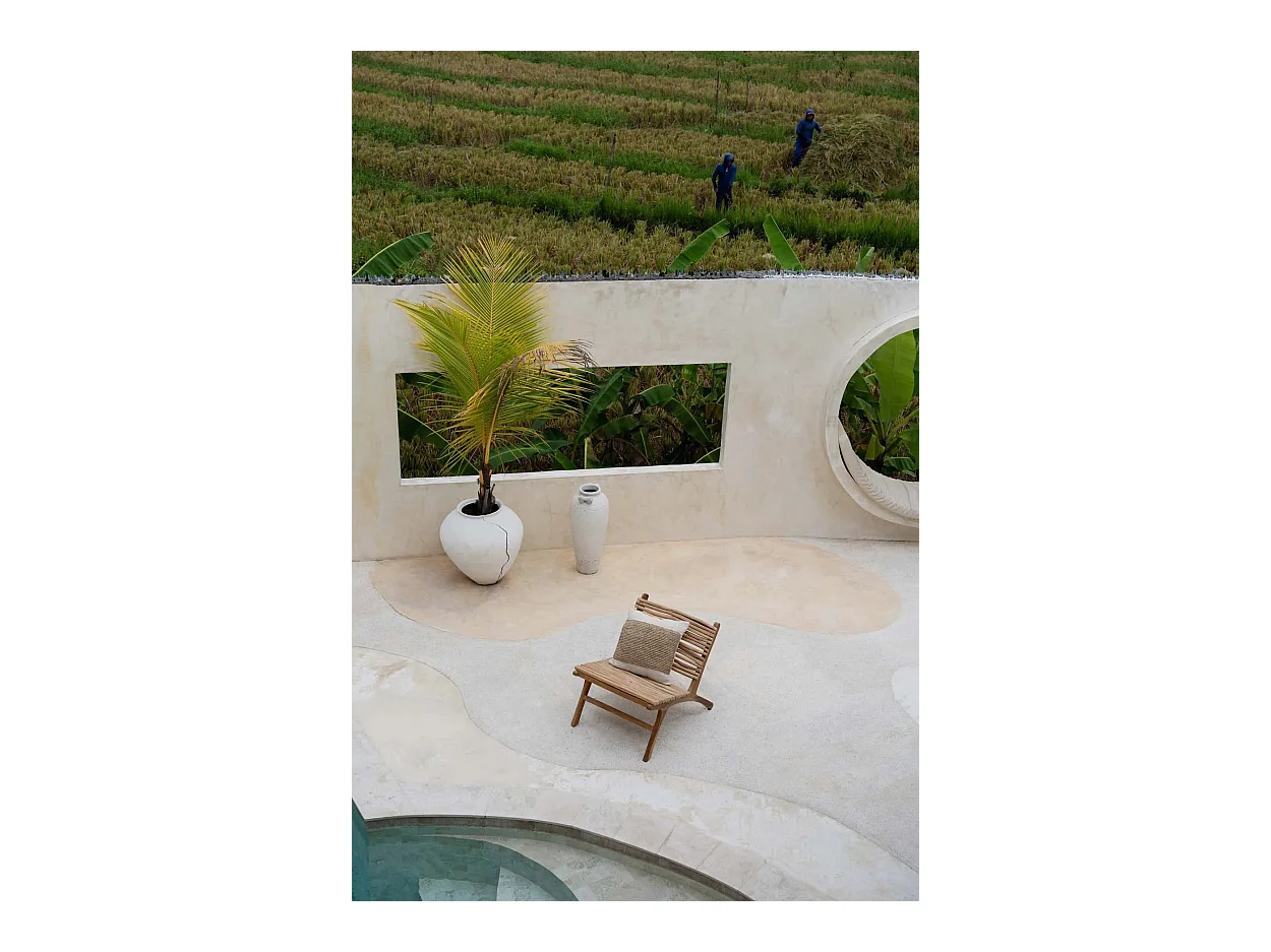 Housse De Coussin Raffia Stamp - Naturel
