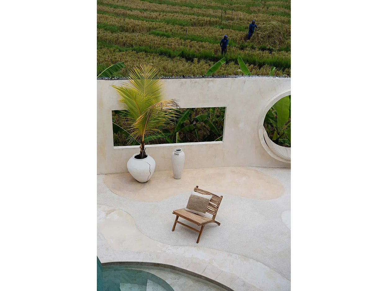 Housse De Coussin Raffia Stamp - Naturel