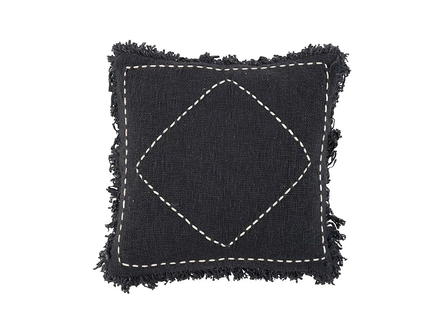 Housse De Coussin Kasbah - Noir Blanc
