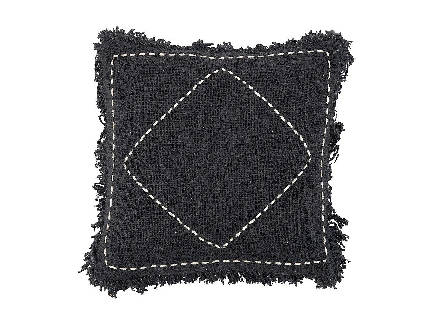Housse De Coussin Kasbah - Noir Blanc