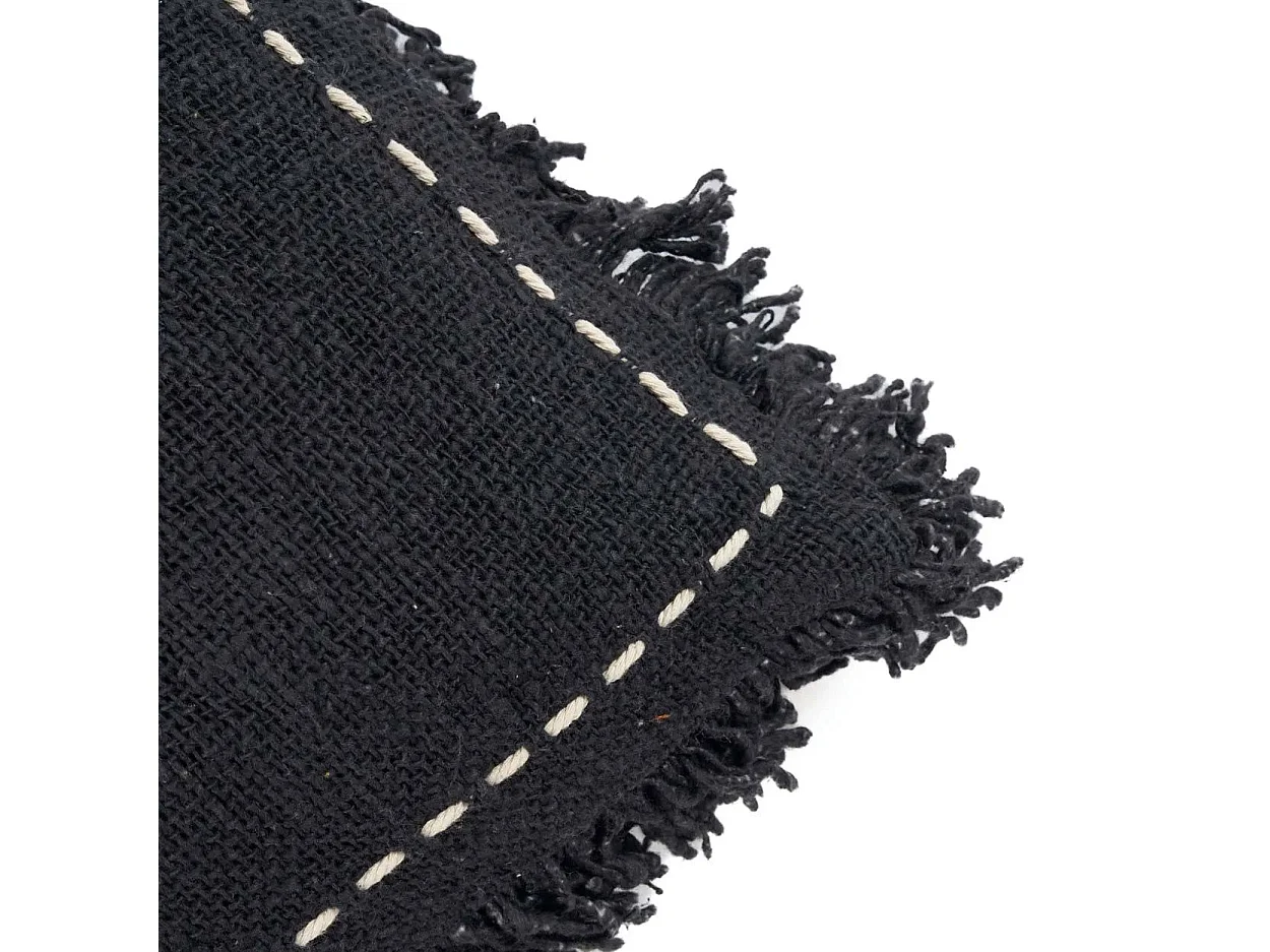 Housse De Coussin Kasbah - Noir Blanc