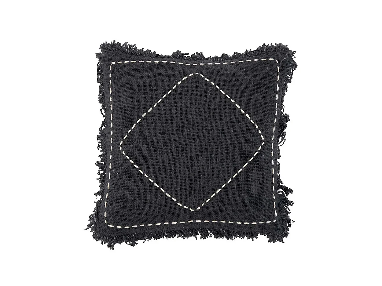 Housse De Coussin Kasbah - Noir Blanc