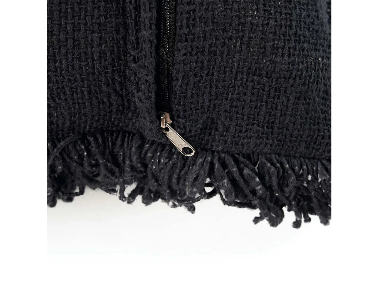 Housse De Coussin Kasbah - Noir Blanc