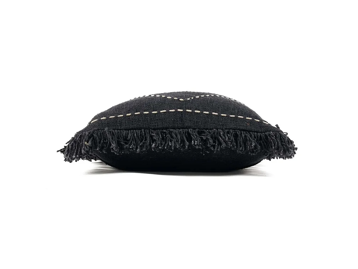 Housse De Coussin Kasbah - Noir Blanc