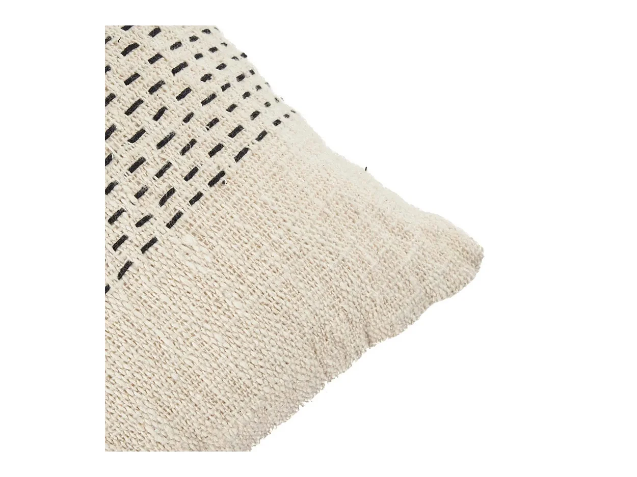 Housse De Coussin Misty - Naturel Noir