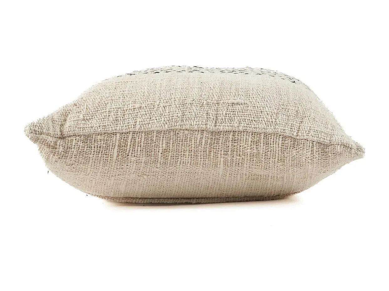 Housse De Coussin Misty - Naturel Noir