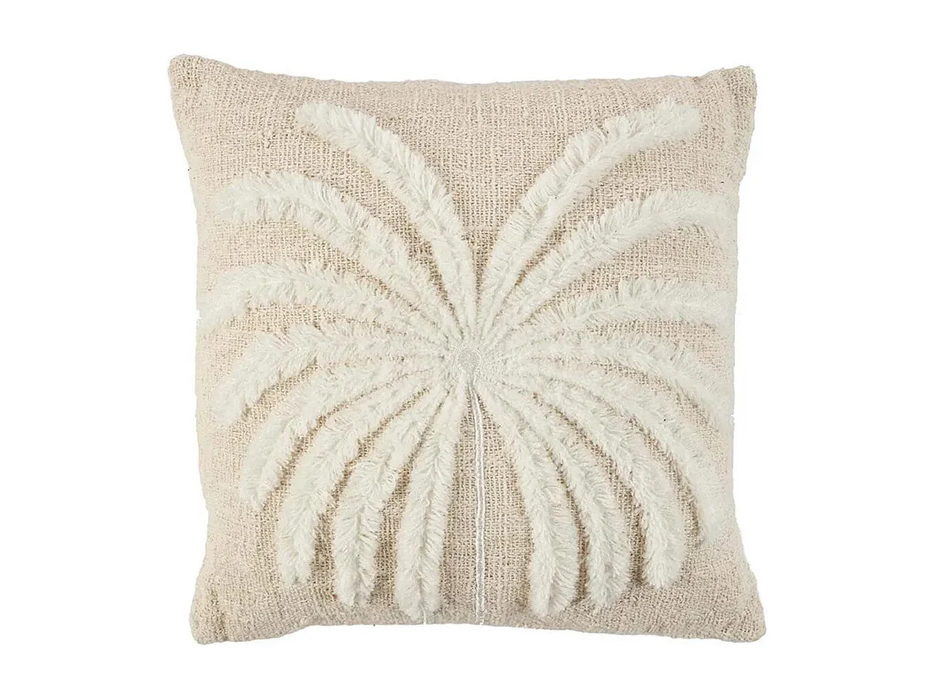 La Housse de Coussin Isla Palm - Blanc Naturel