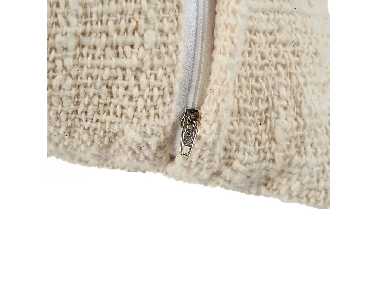 La Housse de Coussin Isla Palm - Blanc Naturel