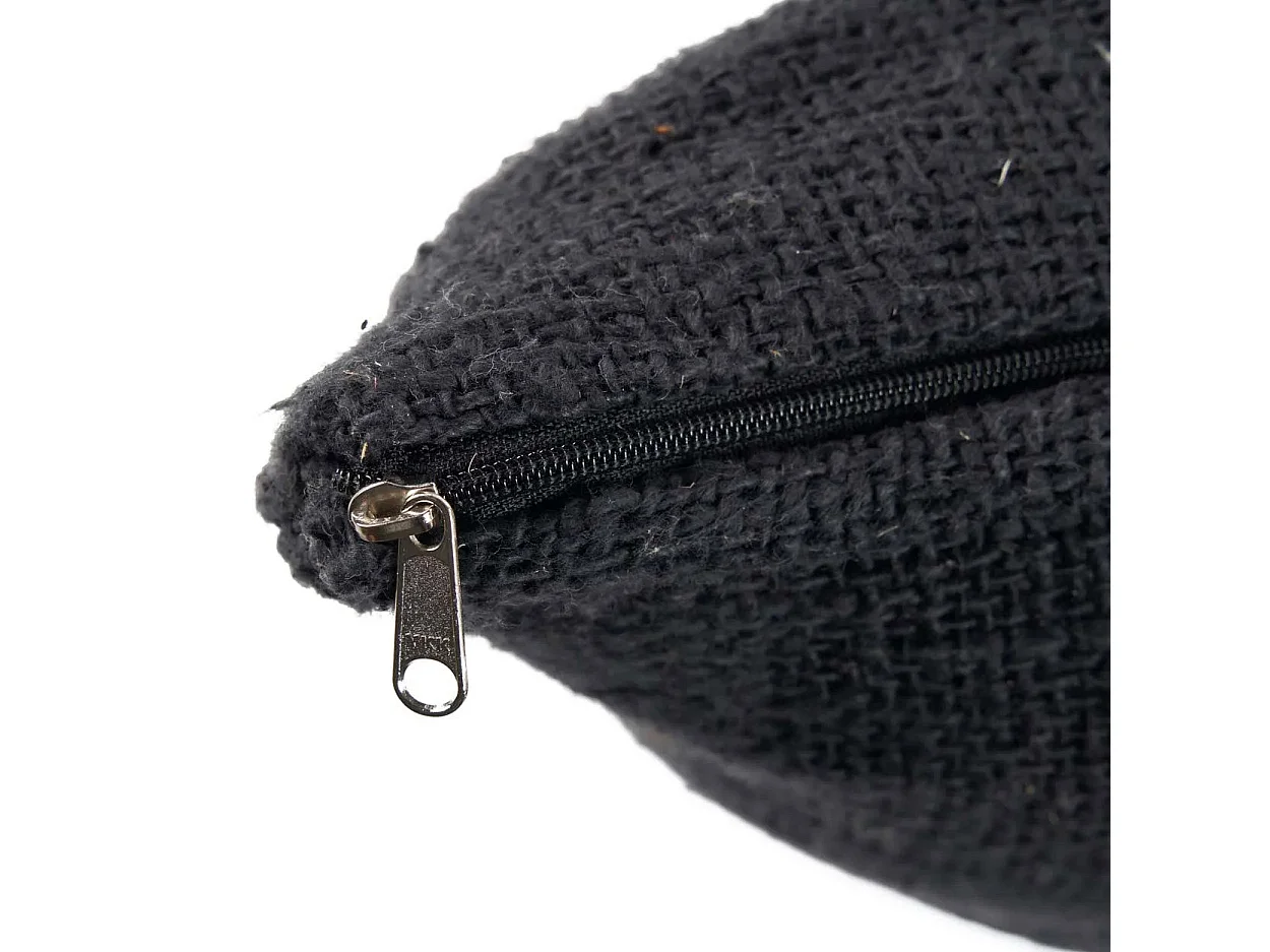 Housse de Coussin Drizle - Noir Blanc