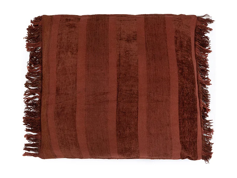 La Housse de Coussin Oh My Gee - Velours Bordeaux - 60x60