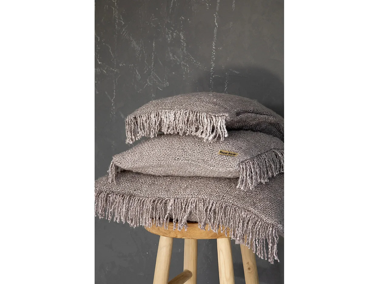 The Oh My Gee Cushion Cover - Pearl Grey - 60x60